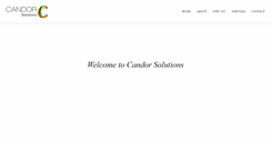 Desktop Screenshot of candor-solutions.com