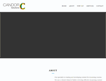 Tablet Screenshot of candor-solutions.com